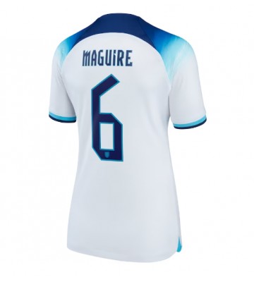 Maillot de foot Angleterre Harry Maguire #6 Domicile Femmes Monde 2022 Manches Courte